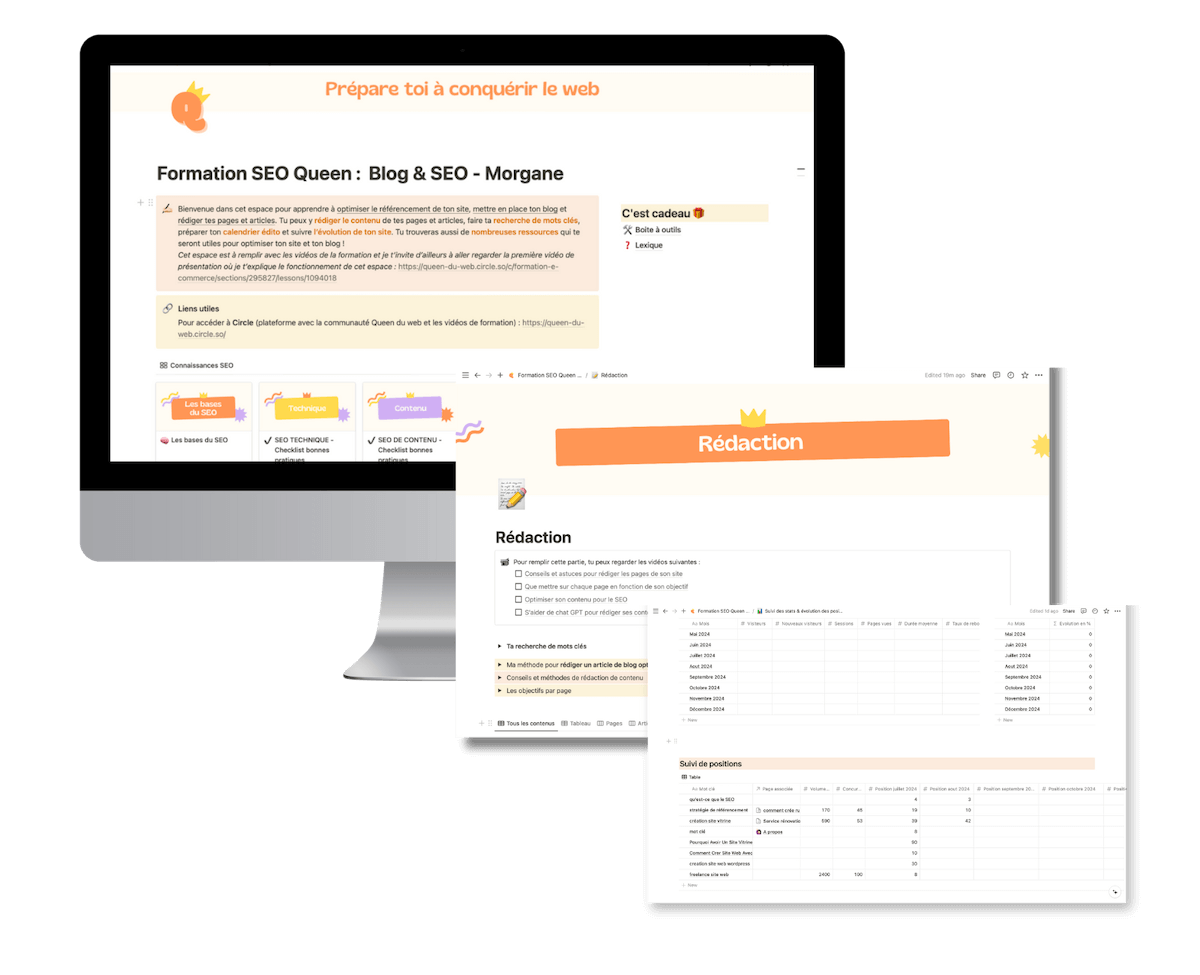 Espace Notion SEO Queen
