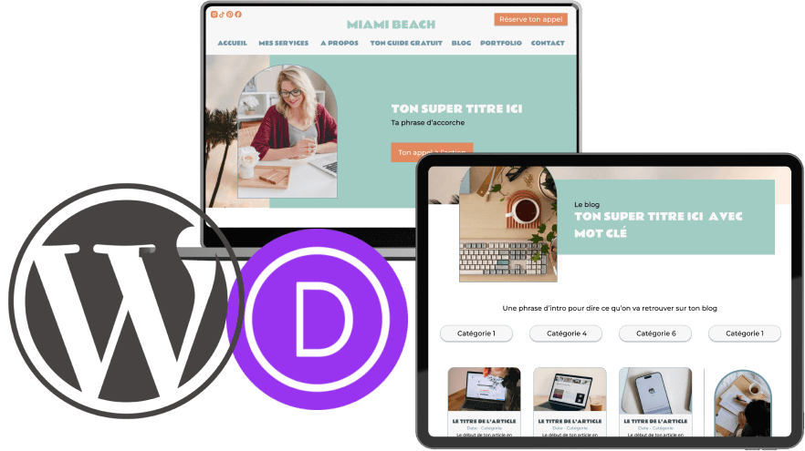 Combo gagnant création site internet WordPress Divi